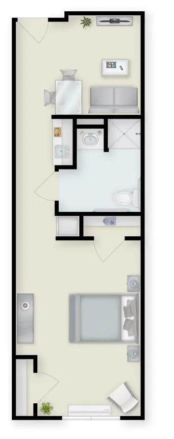 Deluxe Mountain View Suite  Floor Plan